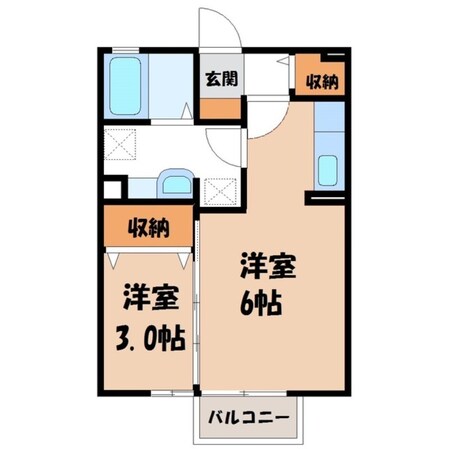 セジュールグリーン雅の物件間取画像